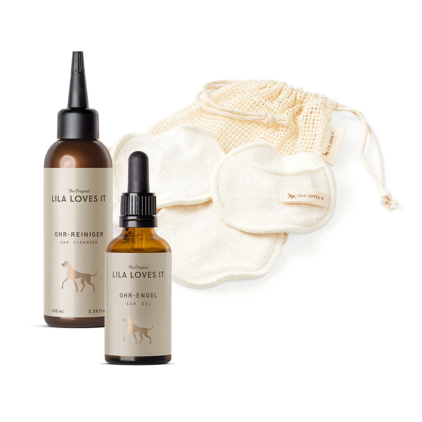 Ohrenpflege Set für Hunde bestellen | LILA LOVES IT