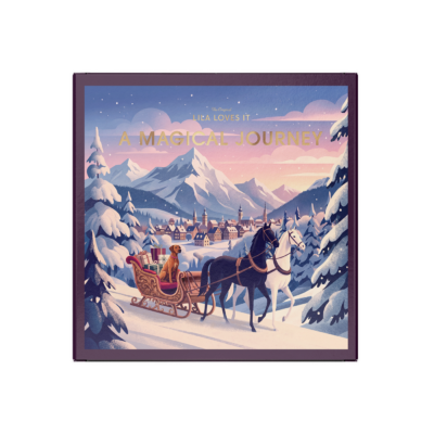 Hunde Adventskalender der Marke LILA LOVES IT aus dem Jahr 2026 mit liebevoller Illustration.