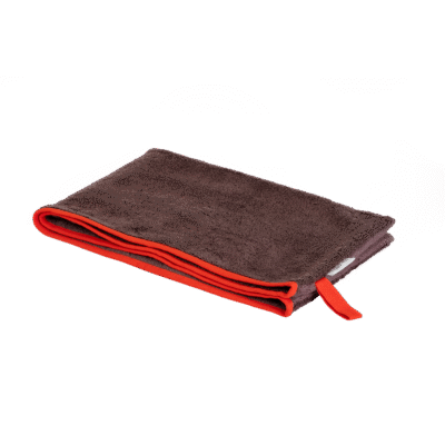 Dog towel - Chocolate & Tangerine