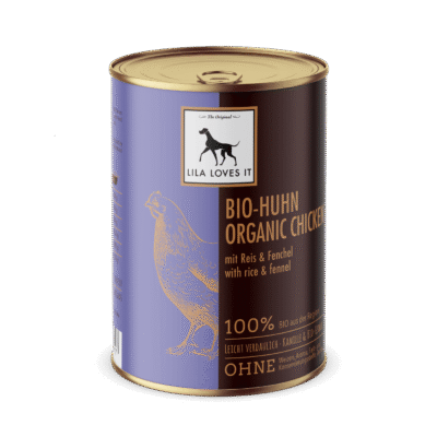 Bio-Huhn mit Reis & Fenchel - 400 g Dose