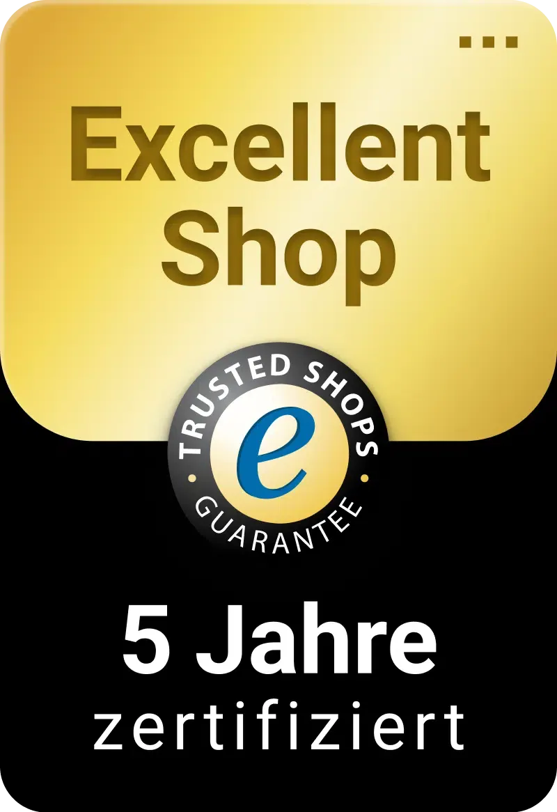 Excellent Shop Zertifikat 5 Jahre eTrusted LILA LOVES IT